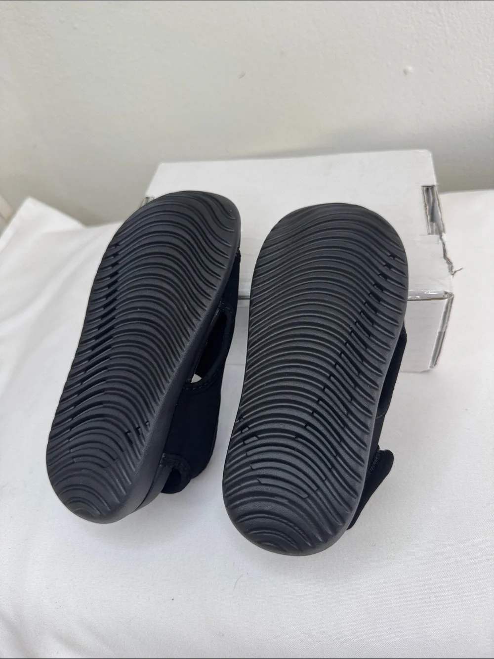 Nike (GS) Sunray Adjust 5 V2 Black Slide Sandals Sz 11C